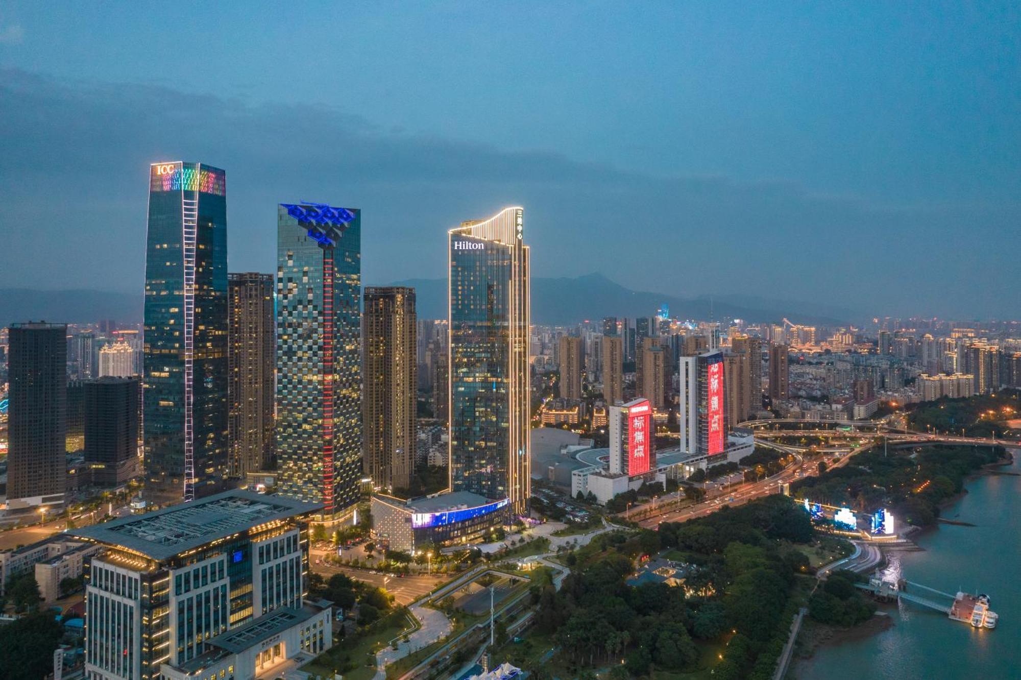 מלון פוז'ו Hilton Fuzhou מראה חיצוני תמונה